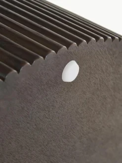 Ronde houten salontafel Nele met opbergruimte