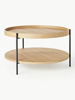 Ronde houten salontafel Renee