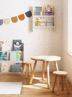 Ronde Kindertafel Dilcia van rubberhout