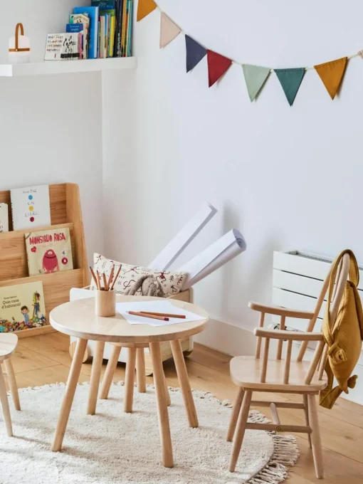 Ronde Kindertafel Dilcia van rubberhout