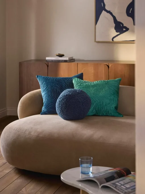 Ronde knuffelkussen Dotty