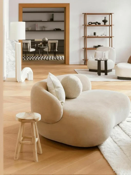 Ronde knuffelkussen Dotty