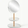Ronde make-up spiegel Tosca met plateaus en vergroting