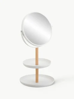 Ronde make-up spiegel Tosca met plateaus en vergroting