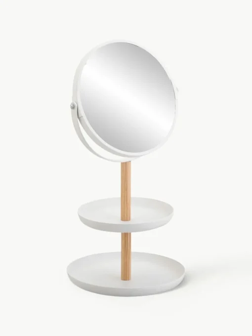 Ronde make-up spiegel Tosca met plateaus en vergroting