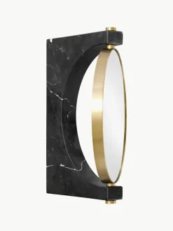 Ronde -make-up wandspiegel Pepe van marmer