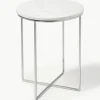Ronde marmeren bijzettafel Alys