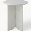 Ronde marmeren bijzettafel Jasmina