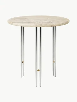 Ronde marmeren bijzettafel IOI