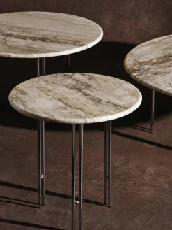 Ronde marmeren bijzettafel IOI