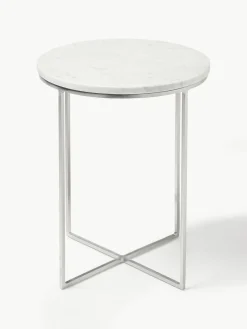Ronde marmeren bijzettafel Alys