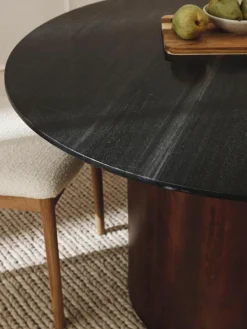 Ronde marmeren eettafel Abby, Ø 120 cm