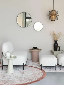Ronde metalen bijzettafel Sverre