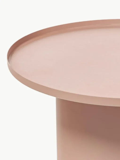 Ronde metalen bijzettafel Sverre