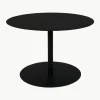 Ronde metalen salontafel Snow