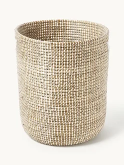 Ronde opbergmanden Aleya van zeegras, set van 2