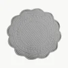 Ronde placemats Boutis, 2 stuks