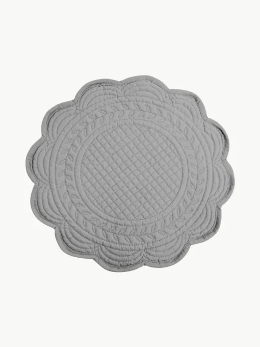Ronde placemats Boutis, 2 stuks
