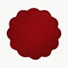 Ronde placemats Boutis, 2 stuks