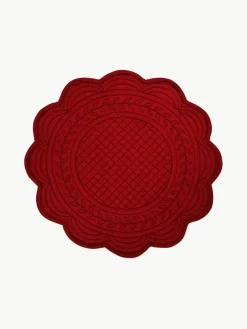 Ronde placemats Boutis, 2 stuks