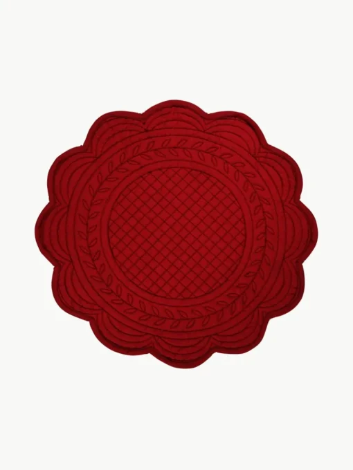 Ronde placemats Boutis, 2 stuks