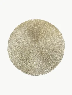 Ronde placemats Linda, 6 stuks