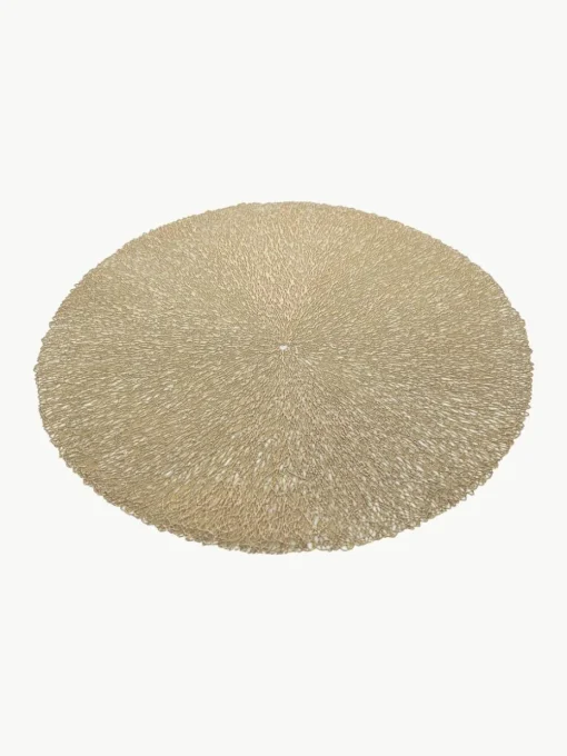 Ronde placemats Linda, 6 stuks