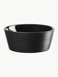 Ronde porseleinen ovenschalen Miniu, 4 stuks