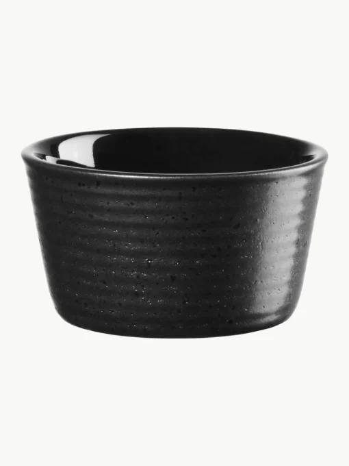 Ronde porseleinen ovenschalen Miniu, 4 stuks