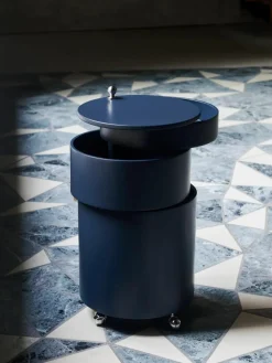 Ronde rolcontainer Barboy, design Verner Panton