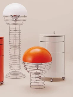 Ronde rolcontainer Barboy, design Verner Panton
