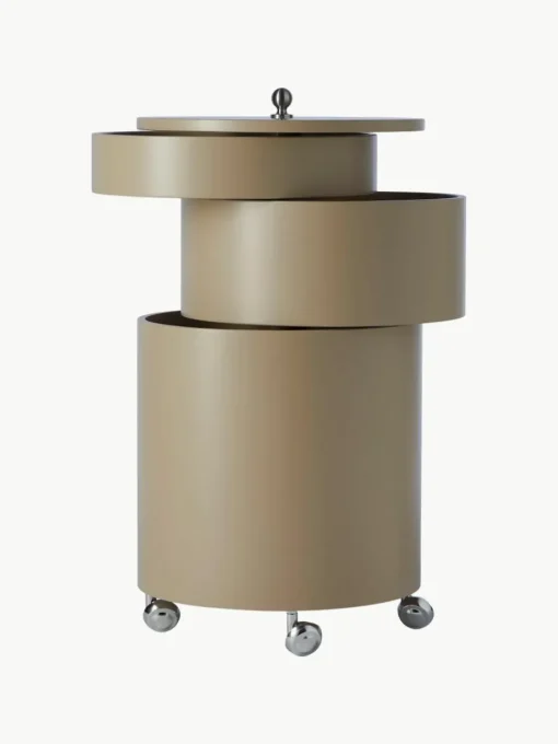 Ronde rolcontainer Barboy, design Verner Panton