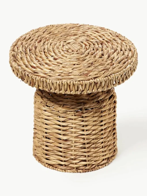 Ronde rotan bijzettafel Camo