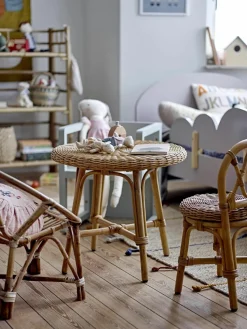 Ronde rotan kindertafel Hortense