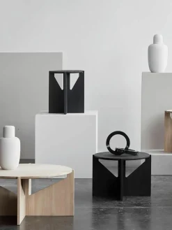 Ronde salontafel Future van eikenhout