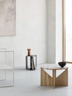 Ronde salontafel Future van eikenhout
