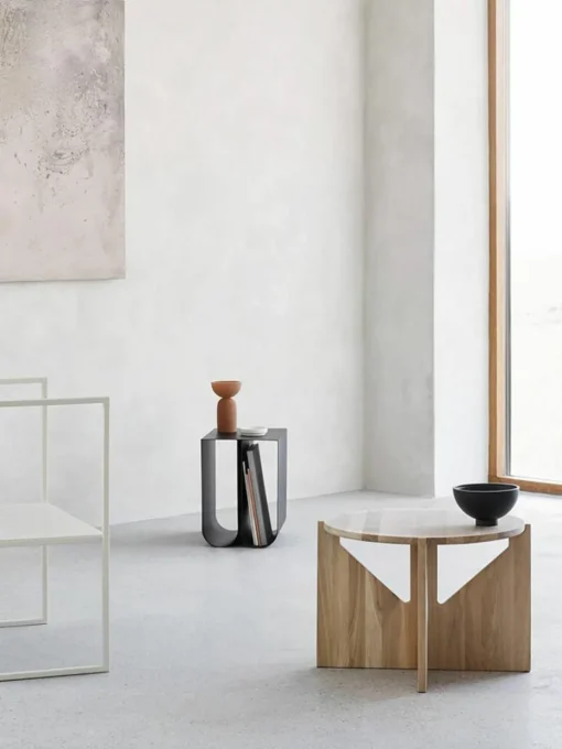 Ronde salontafel Future van eikenhout