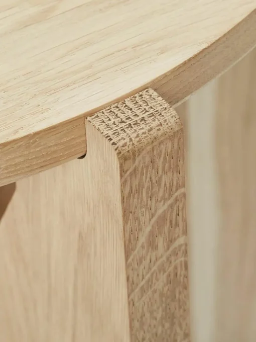 Ronde salontafel Future van eikenhout