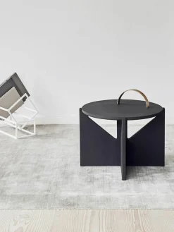 Ronde salontafel Future van eikenhout