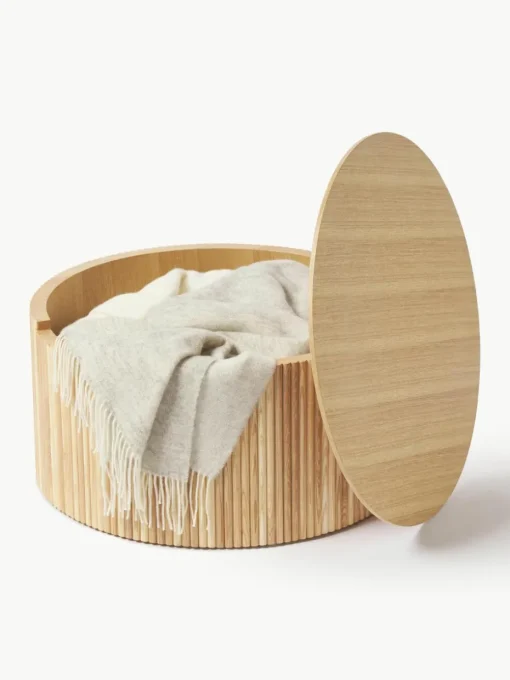 Ronde salontafel Nele met opbergruimte