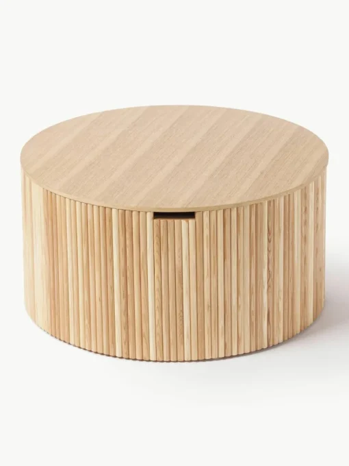 Ronde salontafel Nele met opbergruimte