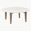 Ronde salontafel Sylvester met marmeren blad