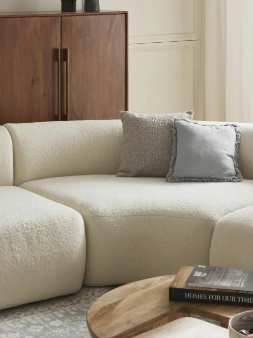 Ronde teddy hoekmodule Sofia