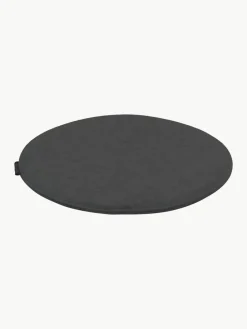 Ronde vilten stoelkussens Avaro, 4 stuks