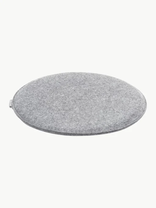Ronde vilten stoelkussens Avaro, 4 stuks