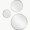 Ronde wandspiegelsset Lacie, set van 3