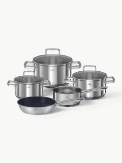 RVS steelpannen Moments, set van 5