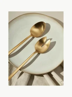 Saladebestekken Shine mat geborsteld
