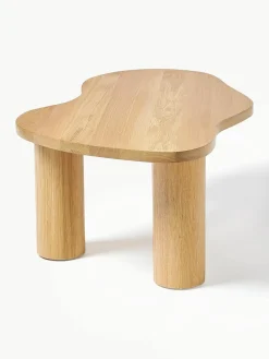 Salontafel Didi van eikenhout in organische vorm