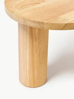 Salontafel Didi van eikenhout in organische vorm